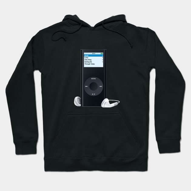 ipod music Hoodie by PrintzStore